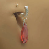 Combo Set - SAVE 15% with this 4 Piece Tangerine CZ Sterling Silver Navel Ring / Belly Ring Collection - Exclusively by TummyToys