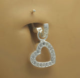 Combo Set - SAVE 15% with this 4 Piece Tangerine CZ Sterling Silver Navel Ring / Belly Ring Collection - Exclusively by TummyToys